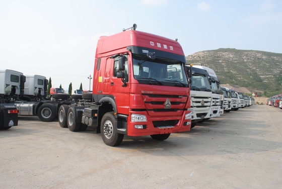 안전한 지불 Sinotruk HOWO 6X4 트랙터 트럭 371HP/420HP 중량 중국 트럭