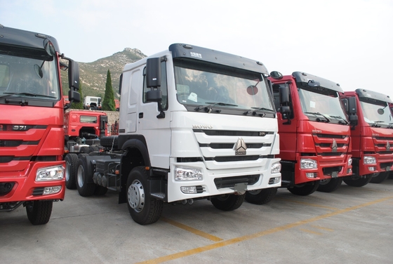 안전한 지불 Sinotruk HOWO 6X4 트랙터 트럭 371HP/420HP 중량 중국 트럭