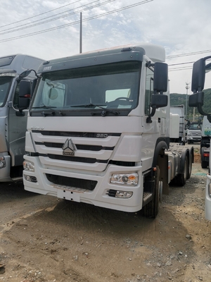 중고용 디젤 중부용 371HP 트랙터 트럭 튜브리스 타이어 디자인