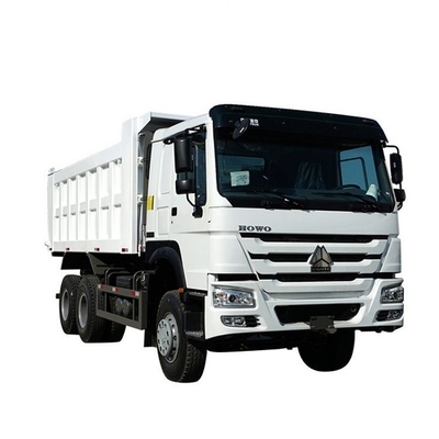 튜브리스 타이어 및 HOWO 6X4 30tons 사용 된 건설 덤프 트럭