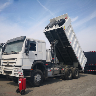 직판매 사용 된 HOWO 덤프 트럭 티퍼 트럭 6X4 Sinotruk 371HP 375HP 안전한 지불