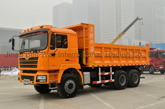사용 된 샤크만 트럭 350HP 샤크만 F3000 유로 2 배출량 표준과 25톤 덤프 트럭