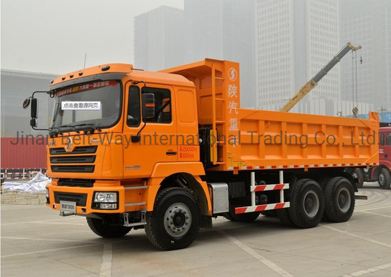 사용 된 샤크만 트럭 350HP 샤크만 F3000 유로 2 배출량 표준과 25톤 덤프 트럭