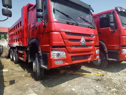 351-450마력 Sinotruk HOWO 336-380HP 엔진 용량> 8L의 틱퍼 덤프 트럭