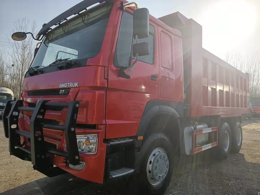 ISO 인증 사용 된 Sinotruk Shacman HOWO 371 덤프 트럭 틱퍼