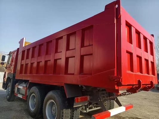ISO 인증 사용 된 Sinotruk Shacman HOWO 371 덤프 트럭 틱퍼