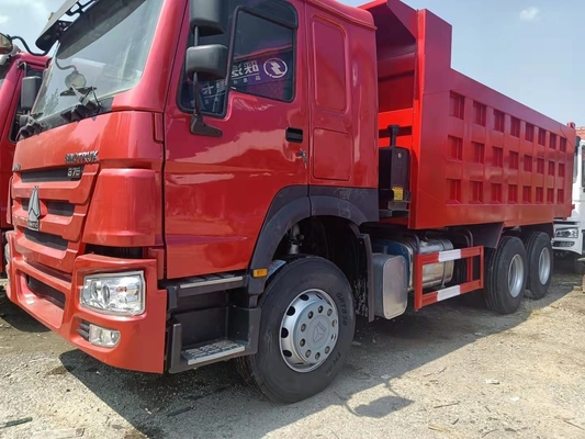 튜브리스 타이어 디자인 Sinotruk HOWO 336-380HP 덤프 트럭 351-450마력