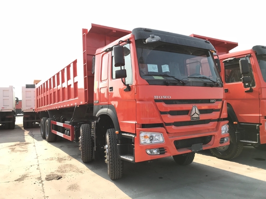 ISO 인증 12 휠 LHD 시노트럭 HOWO 8X4 RC 트럭 티퍼 60톤 덤프 트럭 덤퍼